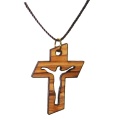 Wooden crucifix Pendant