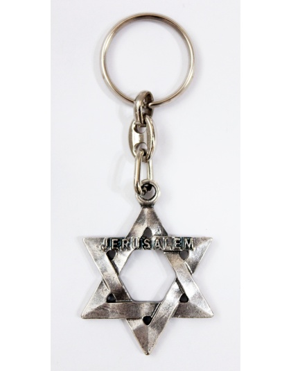 Star of David keychain