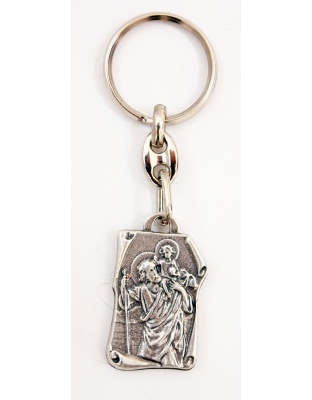 St Christopher keychain
