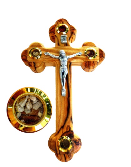 Budded crucifix 23cm
