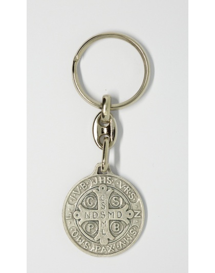St Benedict medal keychain