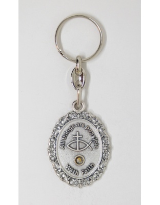 Bible verse Mustard seed keychain