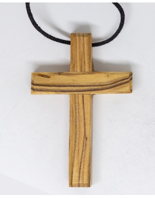 wooden cross necklace