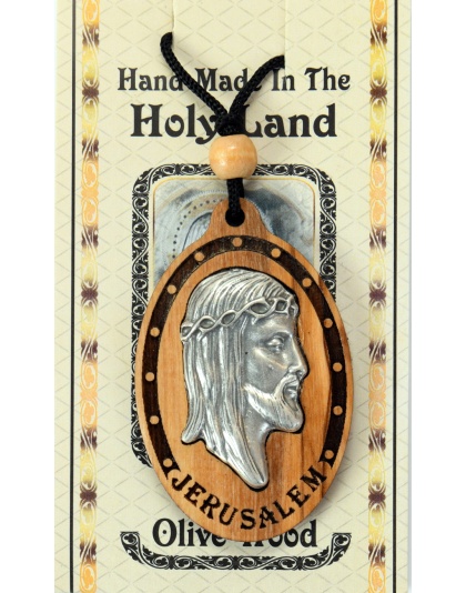 Jesus bust necklace
