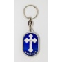 Orthodox cross keychain