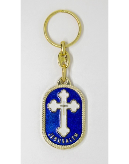 Orthodox cross keychain 
