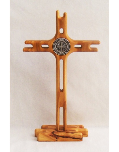 St Benedict standing Cross
