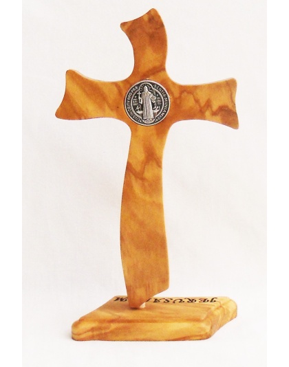 Saint Benedict contemporary standing cross