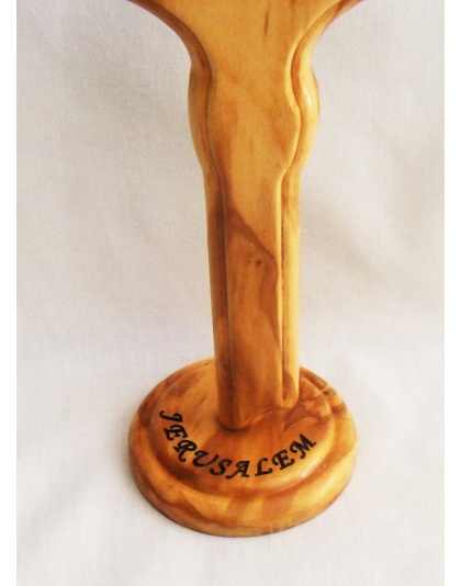Wholesale Contemporary olive wood Tabletop cross, made in Bethlehem