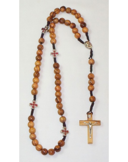 Olive wood rosary