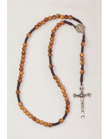 Rosary with Jerusalem cross