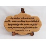 Scripture desk decor