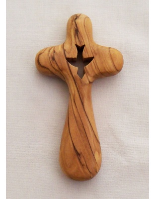Comfort cross with Holy spirit dove