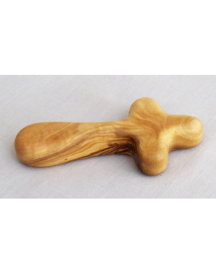 Olive wood comfort cross