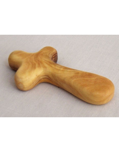 Olive wood comfort cross