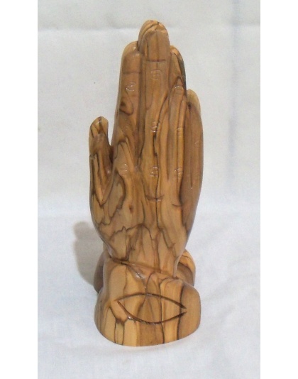 Olive wood praying hands
