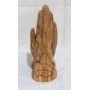 Olive wood praying hands